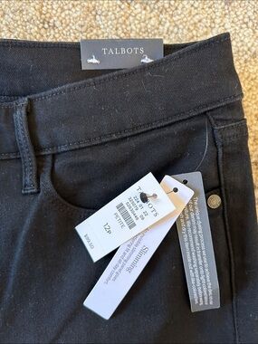 NWT Talbots Black Jegging Jeans - Petite